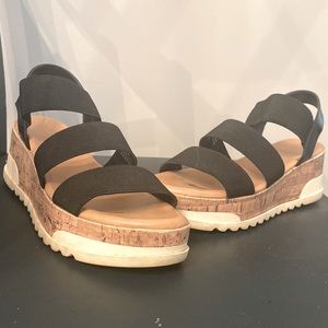 Black Strappy Sandals